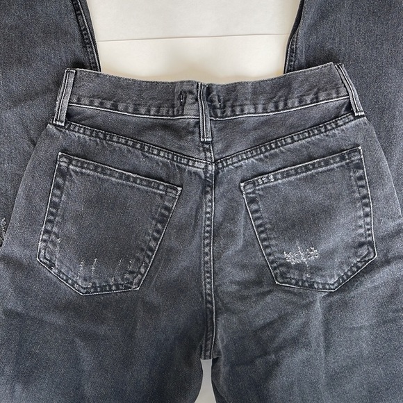 Forever 21 Black Distressed/Ripped Straight Leg Jeans Size Small - Picture 5 of 5